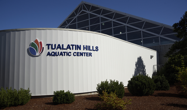 A variety of improvements have been made to the Tualatin Hills Aquatic Center, most notably a new roof.