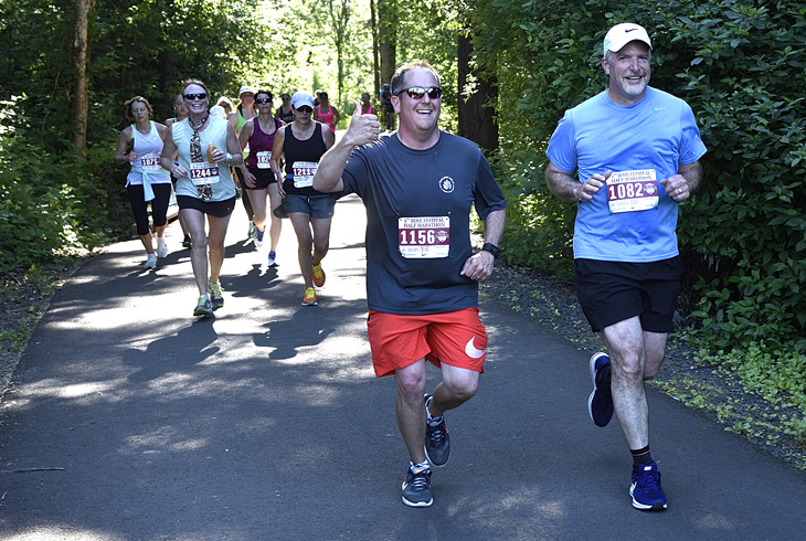 THPRD Board President Jerry Jones and Beaverton City Councilor Mark Fagin were among 400+ entrants to successfully complete the Rose Festival Half Marathon.
