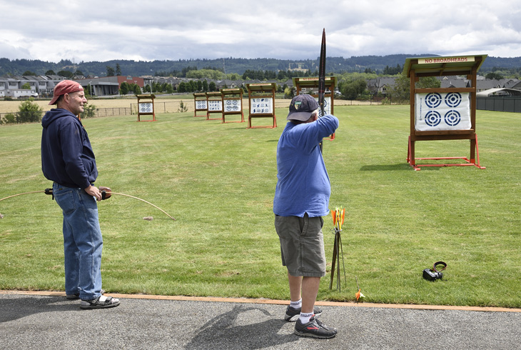 A new archery range is now open, dawn to dusk, at PCC Rock Creek. There is no cost to use the range, which includes targets set at lengths ranging from 10 to 60 yards.