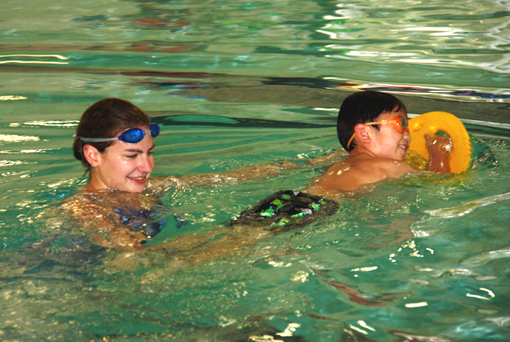 Did you know? Goggles are allowed, but not recommended. A child who relies on goggles may be reluctant to swim if they are forgetten.