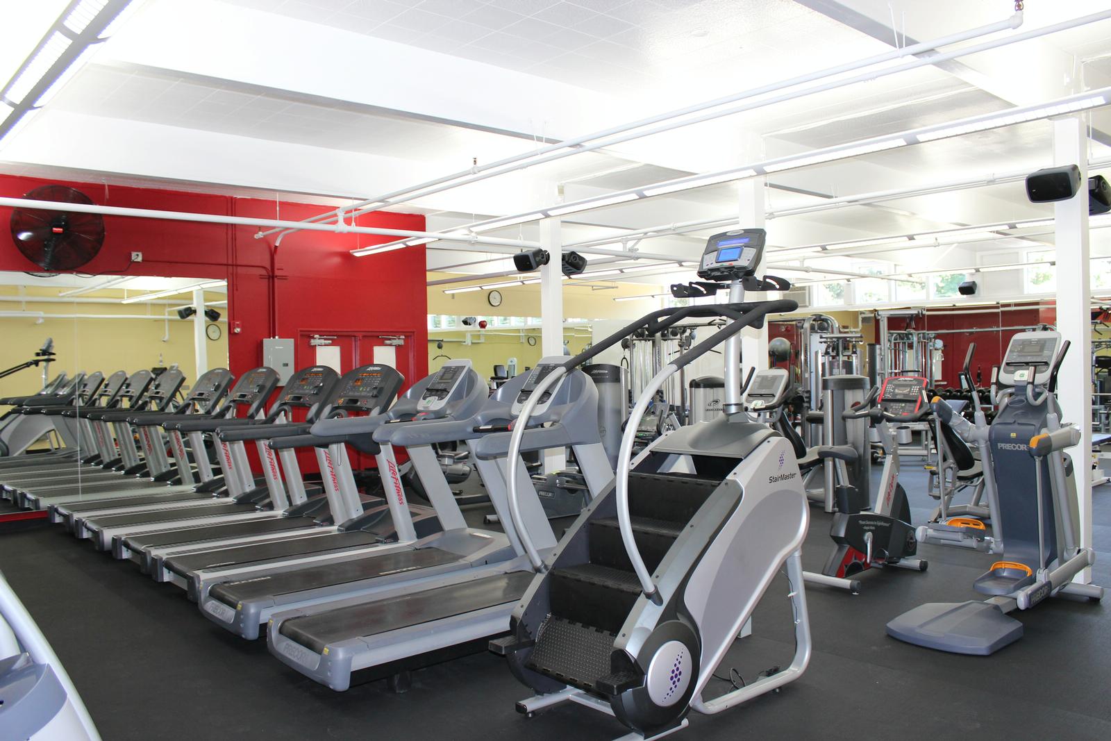 A warm, friendly, full-service facility with cardio (adaptive motion trainer) and circuit equipment, free weights, cross cable machine, squat rack and more.