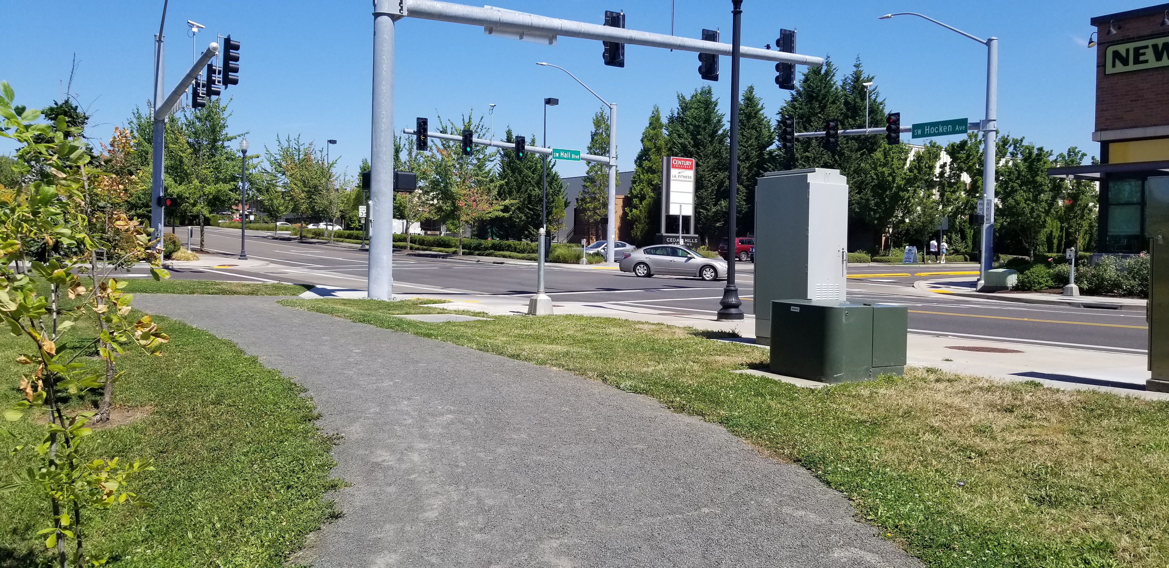 Future location of the Beaverton Creek Trail connection