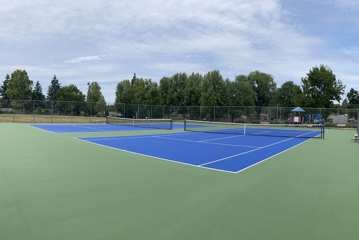 Center Street Park tennis court
