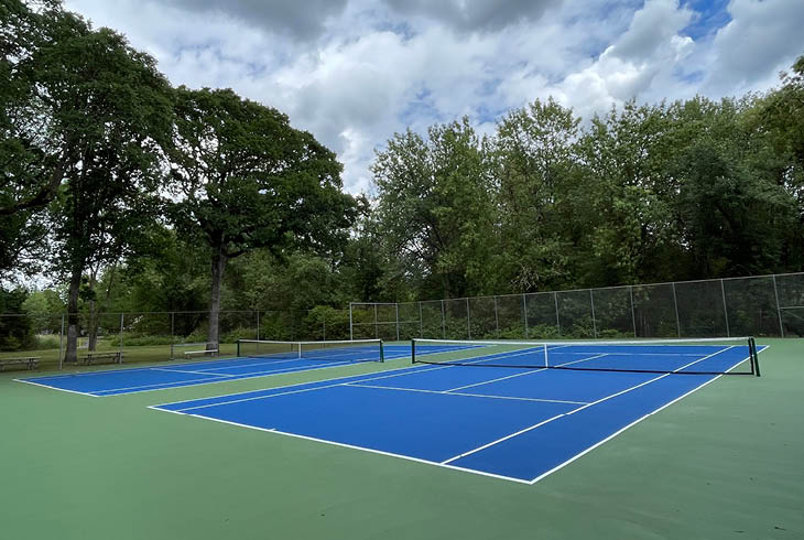 Garden Home Park tennis courts
