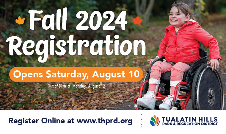 Fall Registration - Opens Saturday, August 10