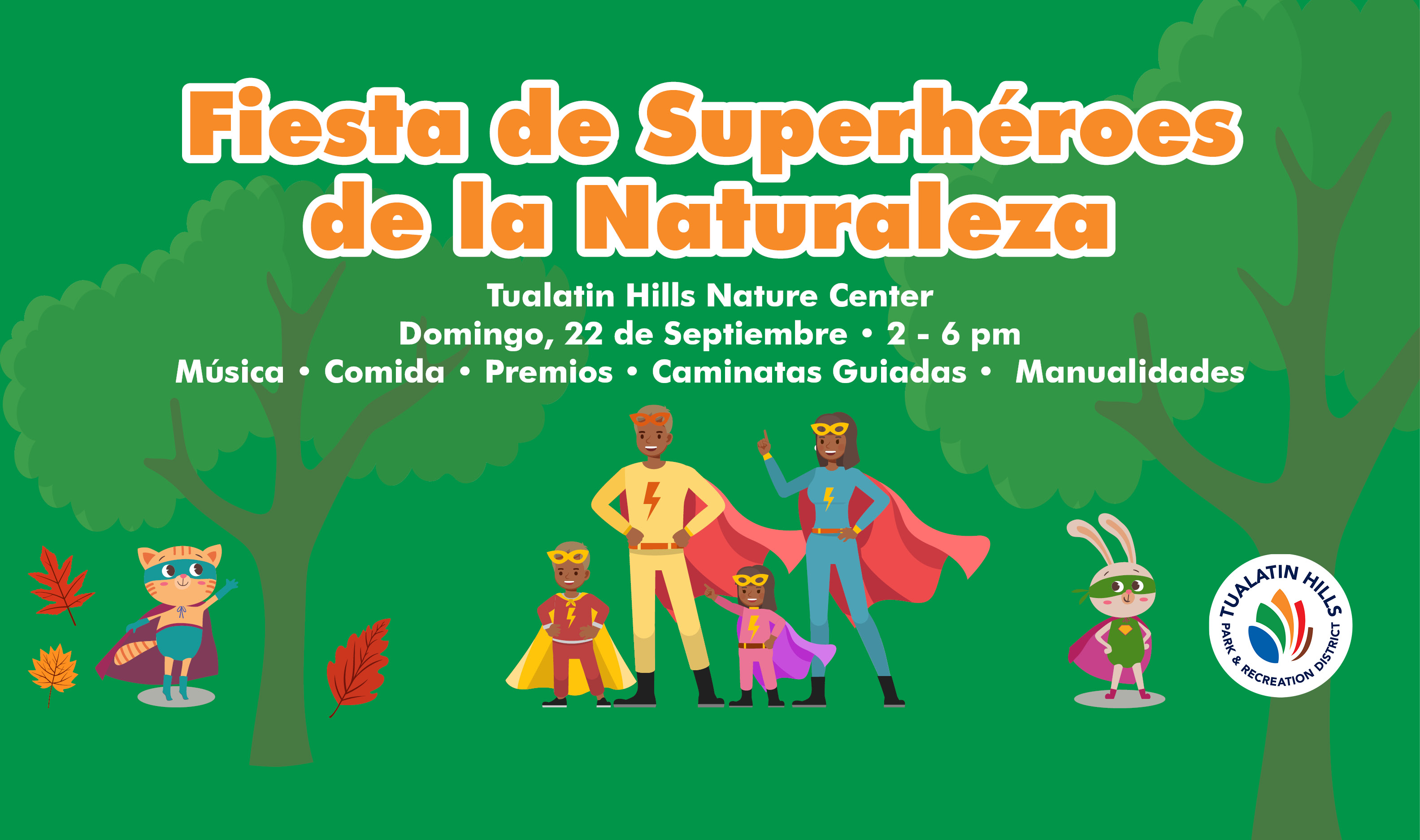 Fiesta de Superhéroes - Sunday, Sept 22 at 2 pm